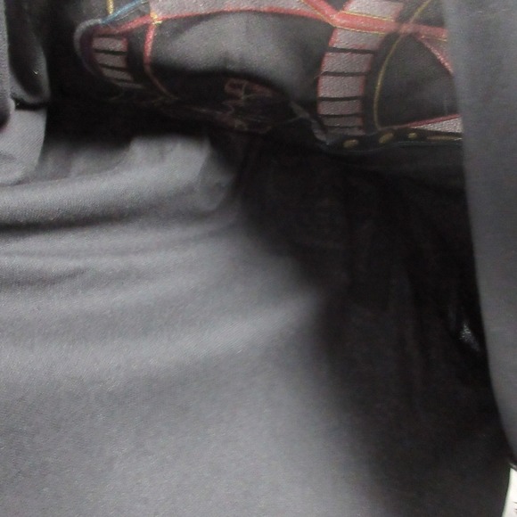 Disney Minnie Mouse Space Pullover Sweatshirt Women XL Black Oversized Vtg 456 - Picture 7 of 11